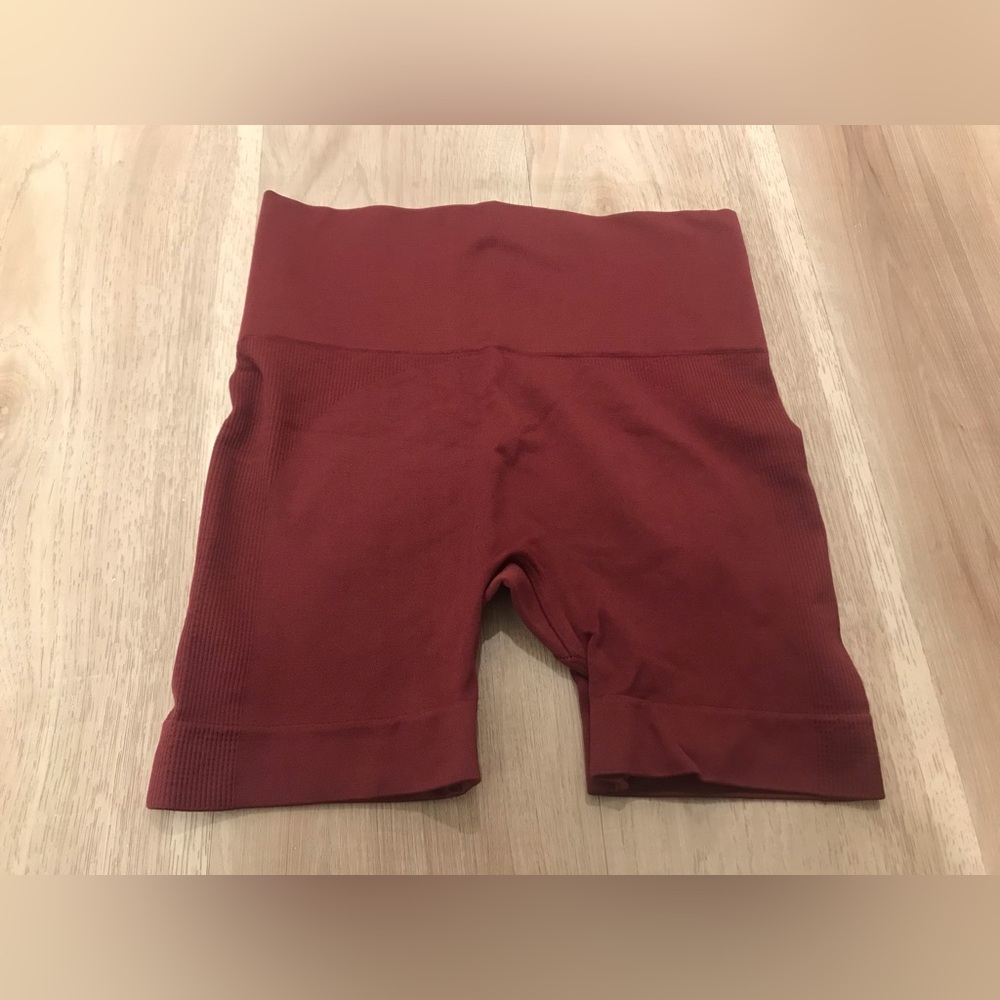 SET Active Women's Athletic Shorts in Deep Red